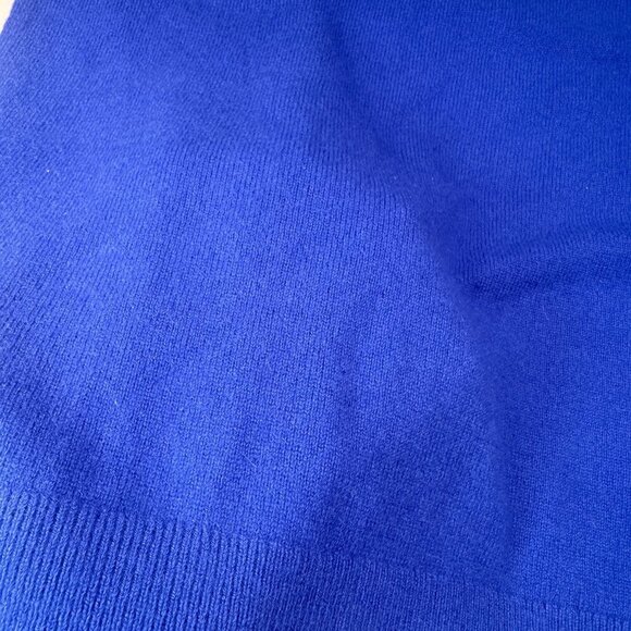 Lands End Cashmere Turtleneck Sweater Women Knit Long Sleeve Royal Blue XL - Picture 6 of 16